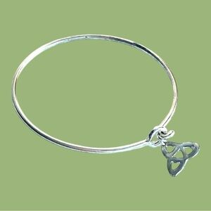 Genuine☘️Silver Celtic Symbol Bracelet Vintage